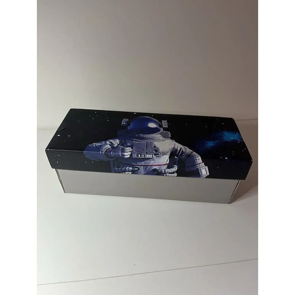NASA Slide On Flip Flops Kids Boys Size 3M New In Box Space Sandals Slides NWB